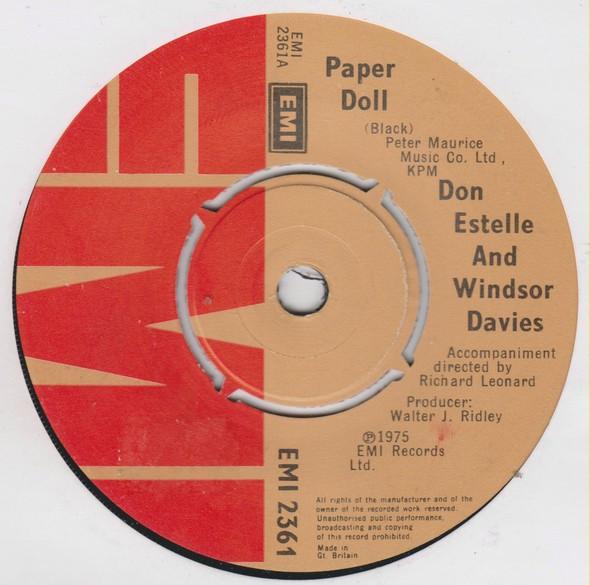 Don Estelle, Windsor Davies - Paper Doll