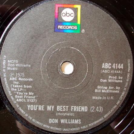 Don Williams  - You're My Best Friend