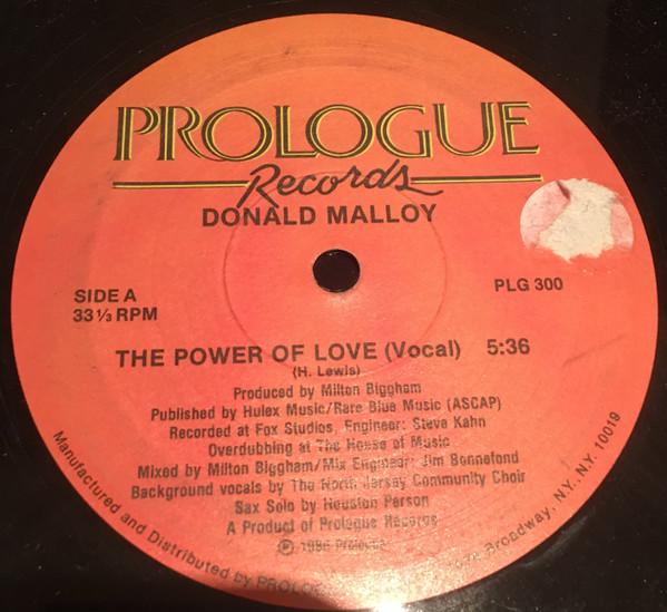 Donald Malloy - The Power Of Love