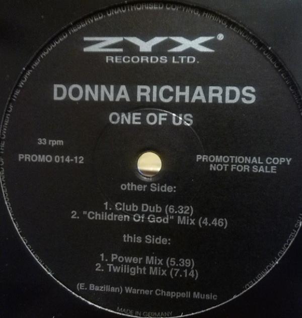 Donna Richards - One Of Us