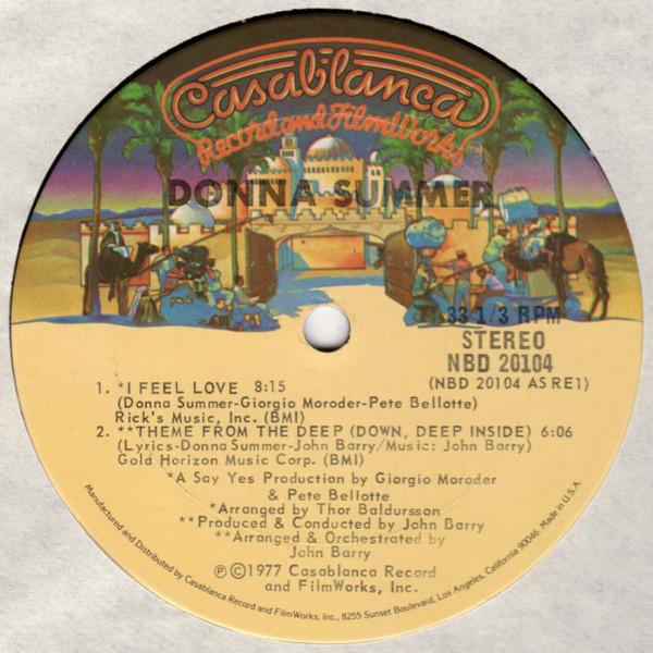 Donna Summer - I Feel Love / Theme From The Deep (Down, Deep Inside)