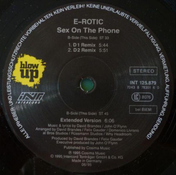 E-Rotic - Sex On The Phone