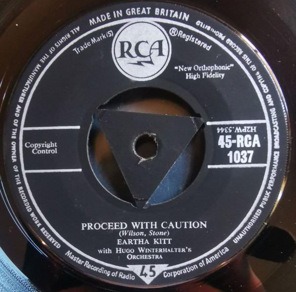 Eartha Kitt, Hugo Winterhalter Orchestra - Proceed With Caution