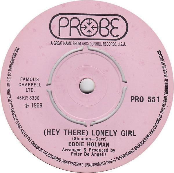 Eddie Holman - Hey There Lonely Girl