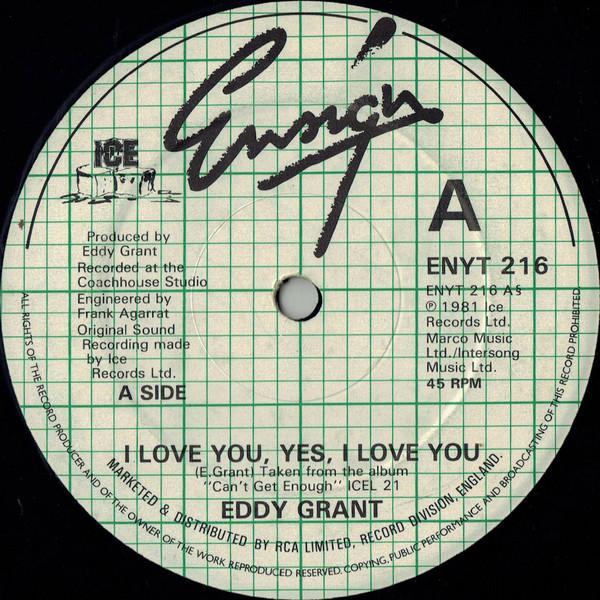 Eddy Grant - I Love You, Yes, I Love You