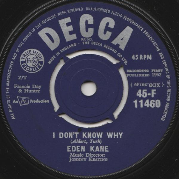 Eden Kane - I Don't Know Why / Music For Strings