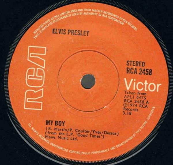 Elvis Presley - My Boy