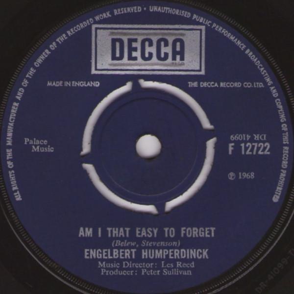 Engelbert Humperdinck - Am I That Easy To Forget