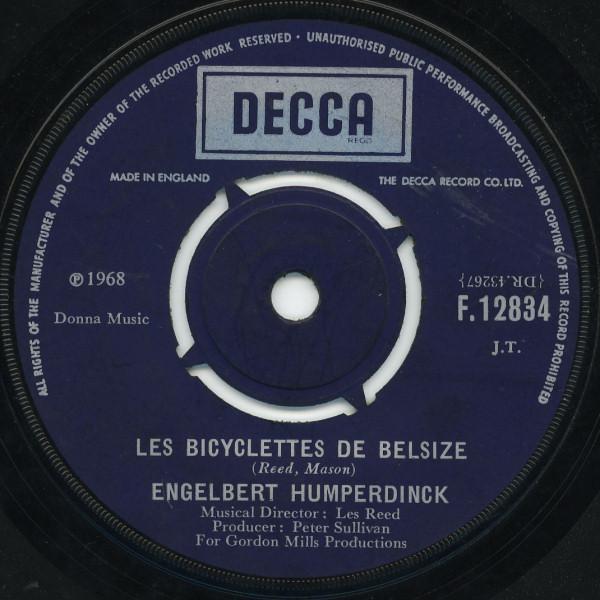 Engelbert Humperdinck - Les Bicyclettes De Belsize / Three Little Words (I Love You)