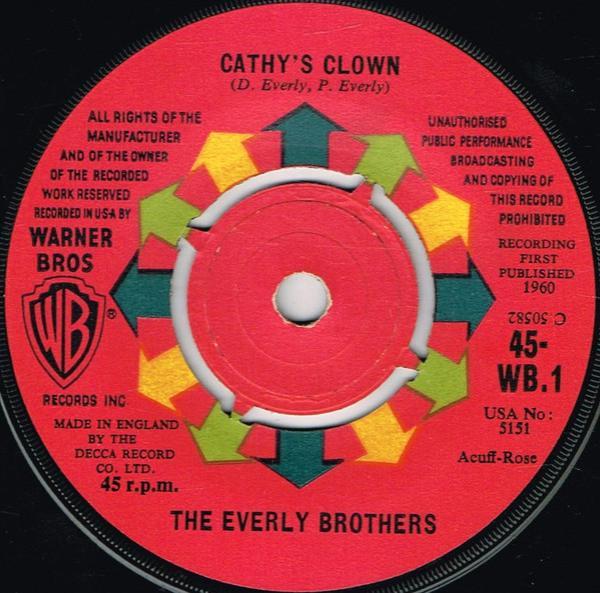 Everly Brothers - Cathy's Clown / Always It's You