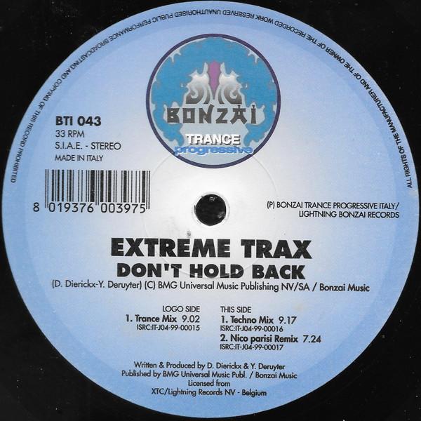 Extreme Trax - Don't Hold Back