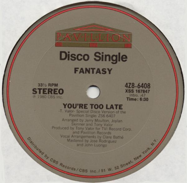 Fantasy (2) - You're Too Late