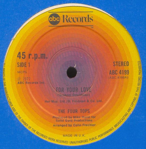 Four Tops - For Your Love