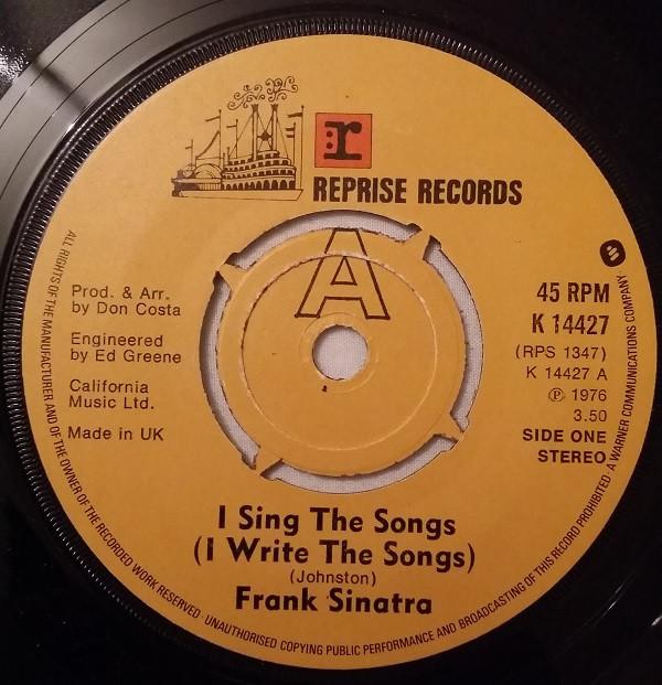 Frank Sinatra - I Sing The Songs (I Write The Songs)