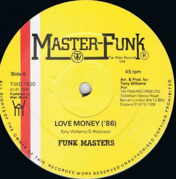 Funk Masters - Love Money ('86)