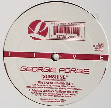 Georgie Porgie - Sunshine