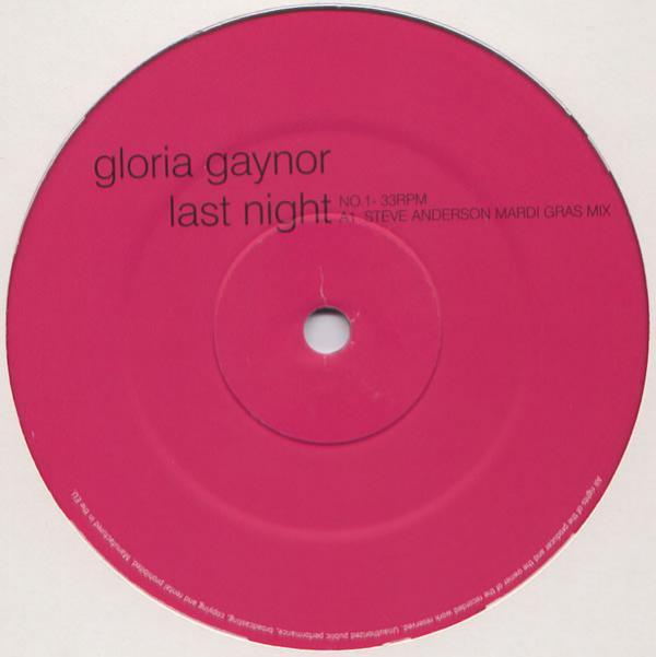 Gloria Gaynor - Last Night