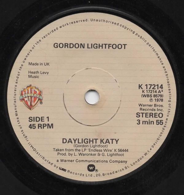 Gordon Lightfoot - Daylight Katy