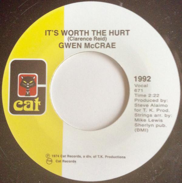 Gwen McCrae - It's Worth The Hurt / 90% Of Me Is You