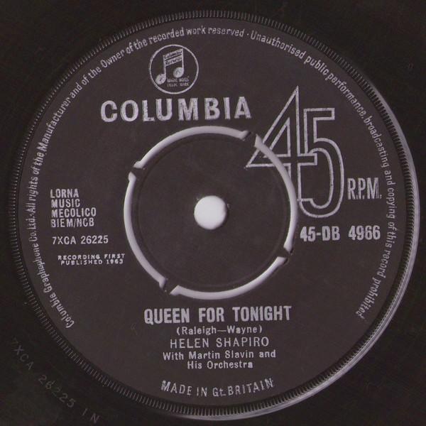 Helen Shapiro - Queen For Tonight