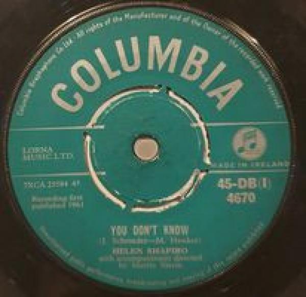 Helen Shapiro - You Don't Know