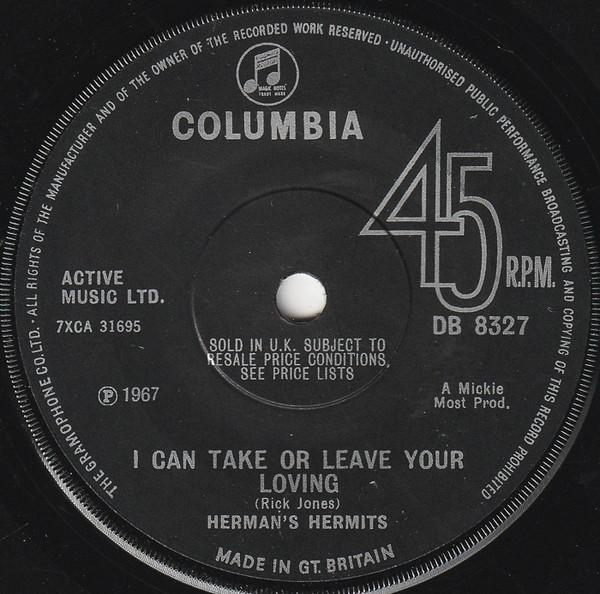 Herman's Hermits - I Can Take Or Leave Your Loving