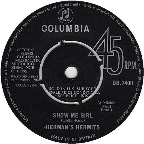 Herman's Hermits - Show Me Girl / I Know Why