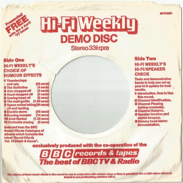  - Hi-Fi Weekly's Demo Disc