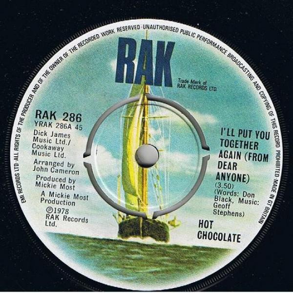 Hot Chocolate - I'll Put You Together Again (From Dear Anyone)