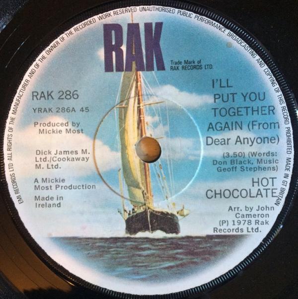 Hot Chocolate - I'll Put You Together Again (From Dear Anyone)