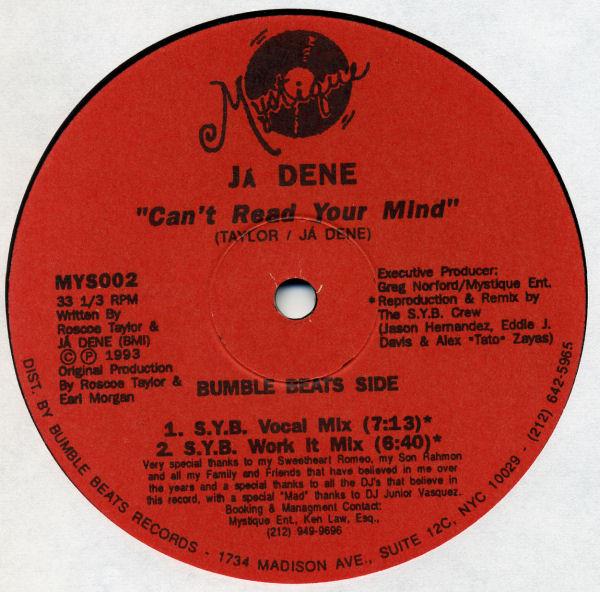 Já Dene - Can't Read Your Mind