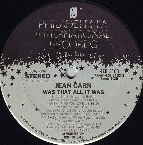 Jean Carn - Was That All It Was