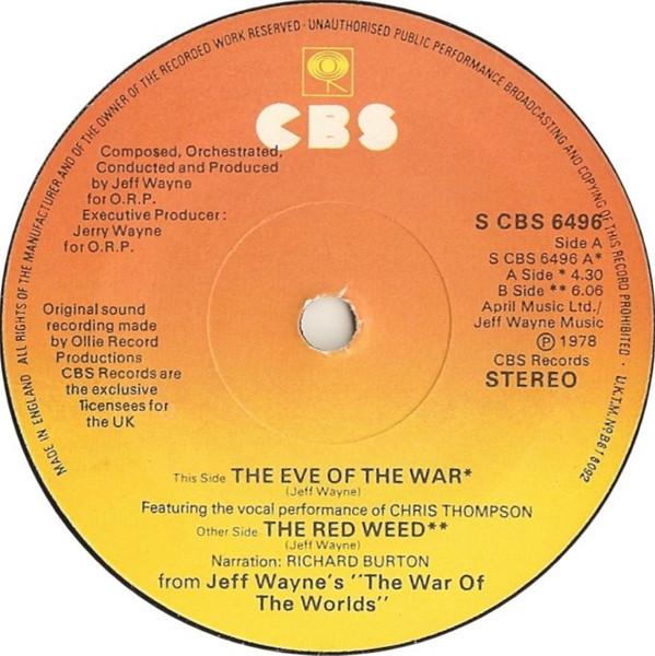 Jeff Wayne - The Eve Of The War