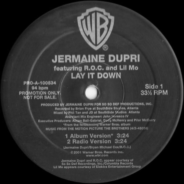 Jermaine Dupri, R.O.C., Lil' Mo - Lay It Down