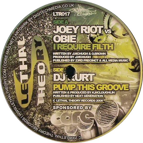 Joey Riot, Obie, DJ Kurt - I Require Filth / Pump This Groove