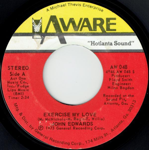 John Edwards (3) - Exercise My Love