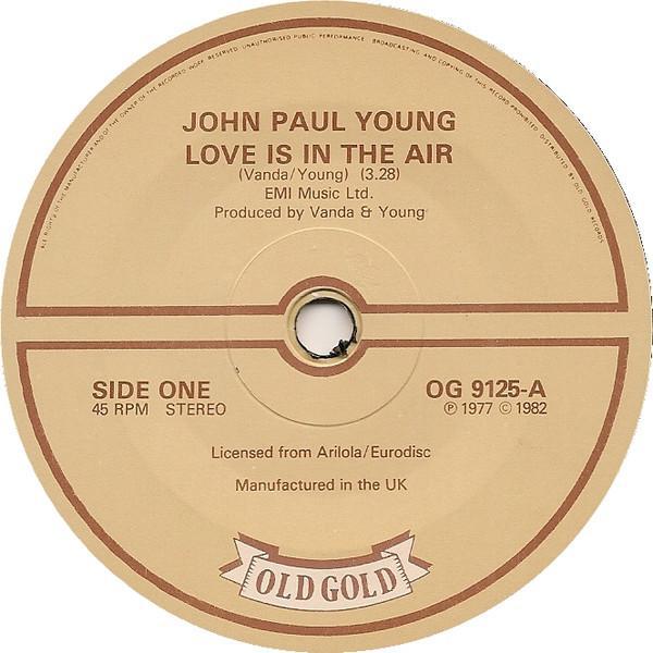 John Paul Young - Love Is In The Air / Love You So Bad It Hurts