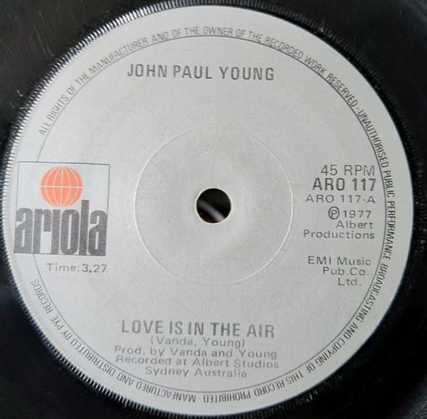 John Paul Young - Love Is In The Air / Won't Let This Feeling Go By