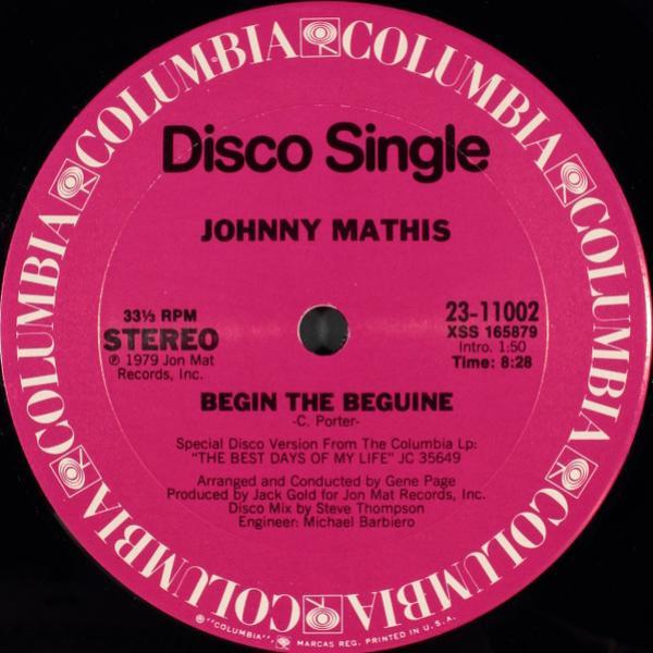 Johnny Mathis - Begin The Beguine / Gone, Gone, Gone