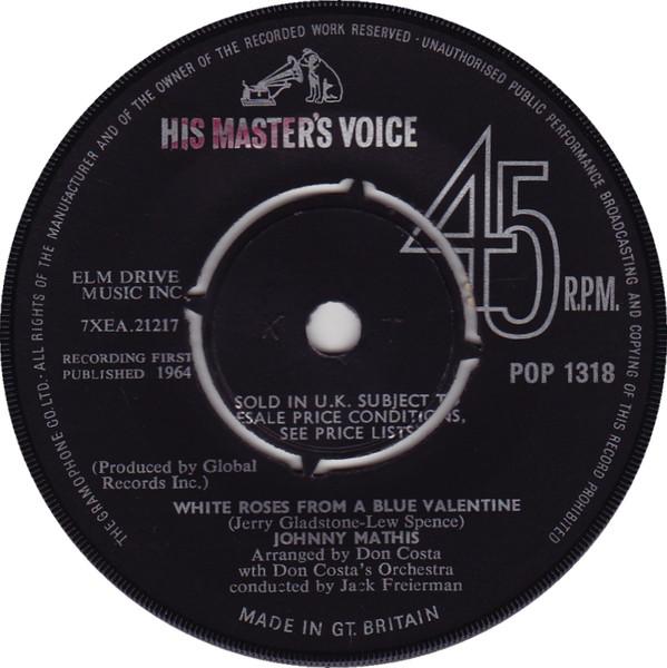 Johnny Mathis - Taste Of Tears / White Roses From A Blue Valentine
