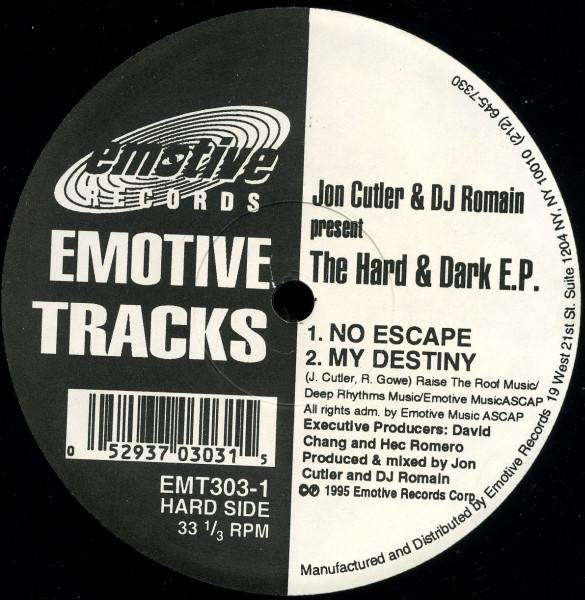 Jon Cutler & DJ Romain - The Hard & Dark E.P.