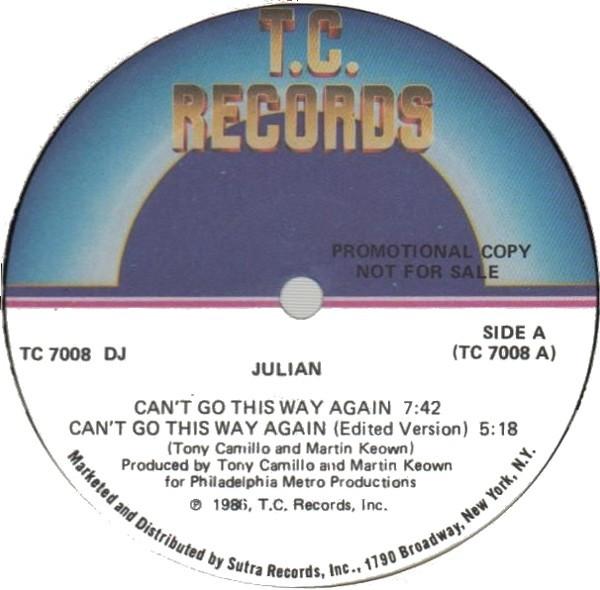 Julian (12) - Can't Go This Way Again