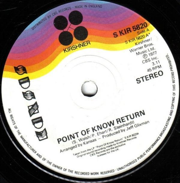 Kansas (2) - Point Of Know Return