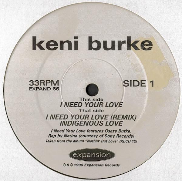 Keni Burke - I Need Your Love