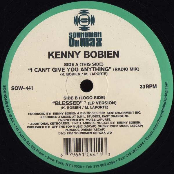 Kenny Bobien - I Can't Give You Anything / Blessed