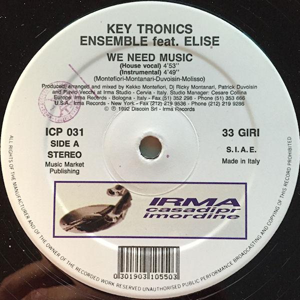 Key Tronics Ensemble, Elise  - We Need Music