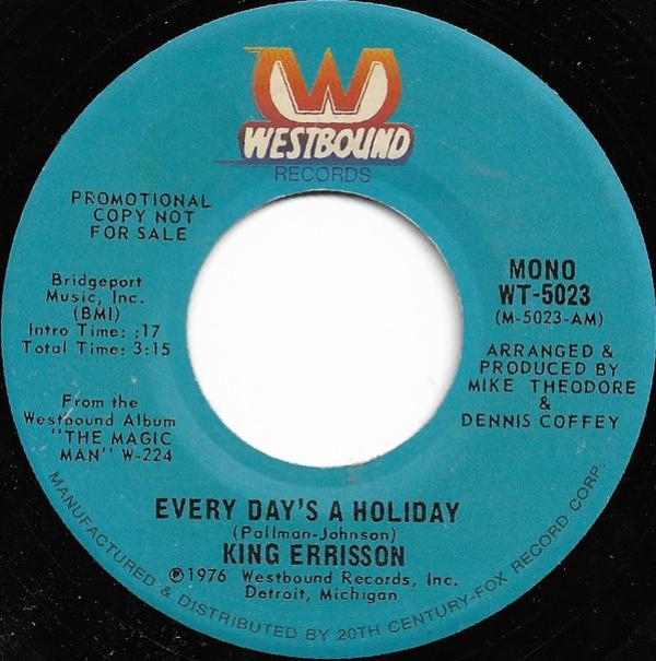 King Errisson - Every Day's A Holiday