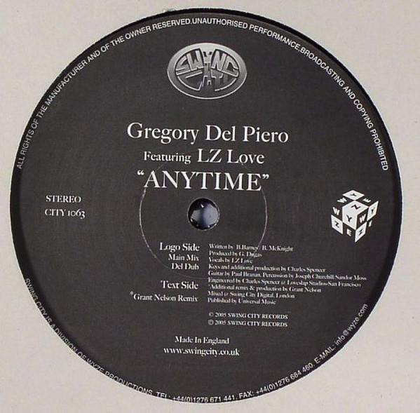 LZ Love, Gregory Del Piero - Anytime