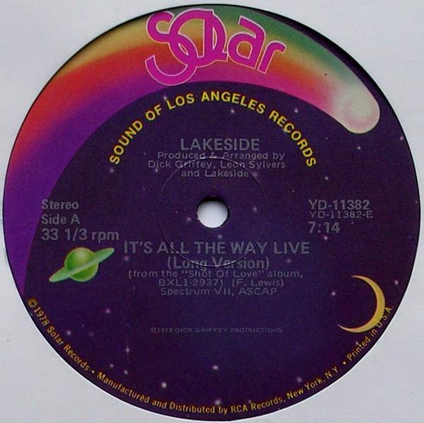 Lakeside - It's All The Way Live