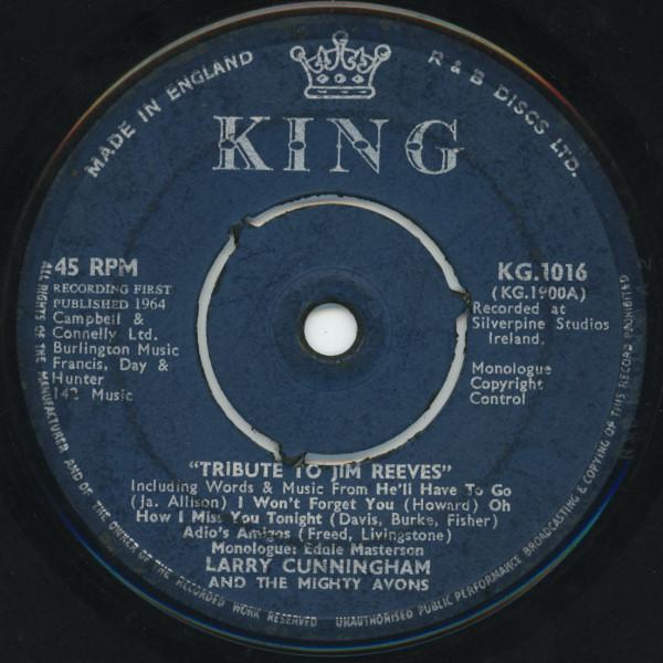 Larry Cunningham (2), The Mighty Avons - Tribute To Jim Reeves